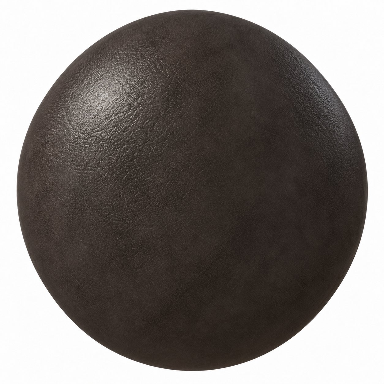 Dark Espresso Brown Fine Grain Leather Texture
