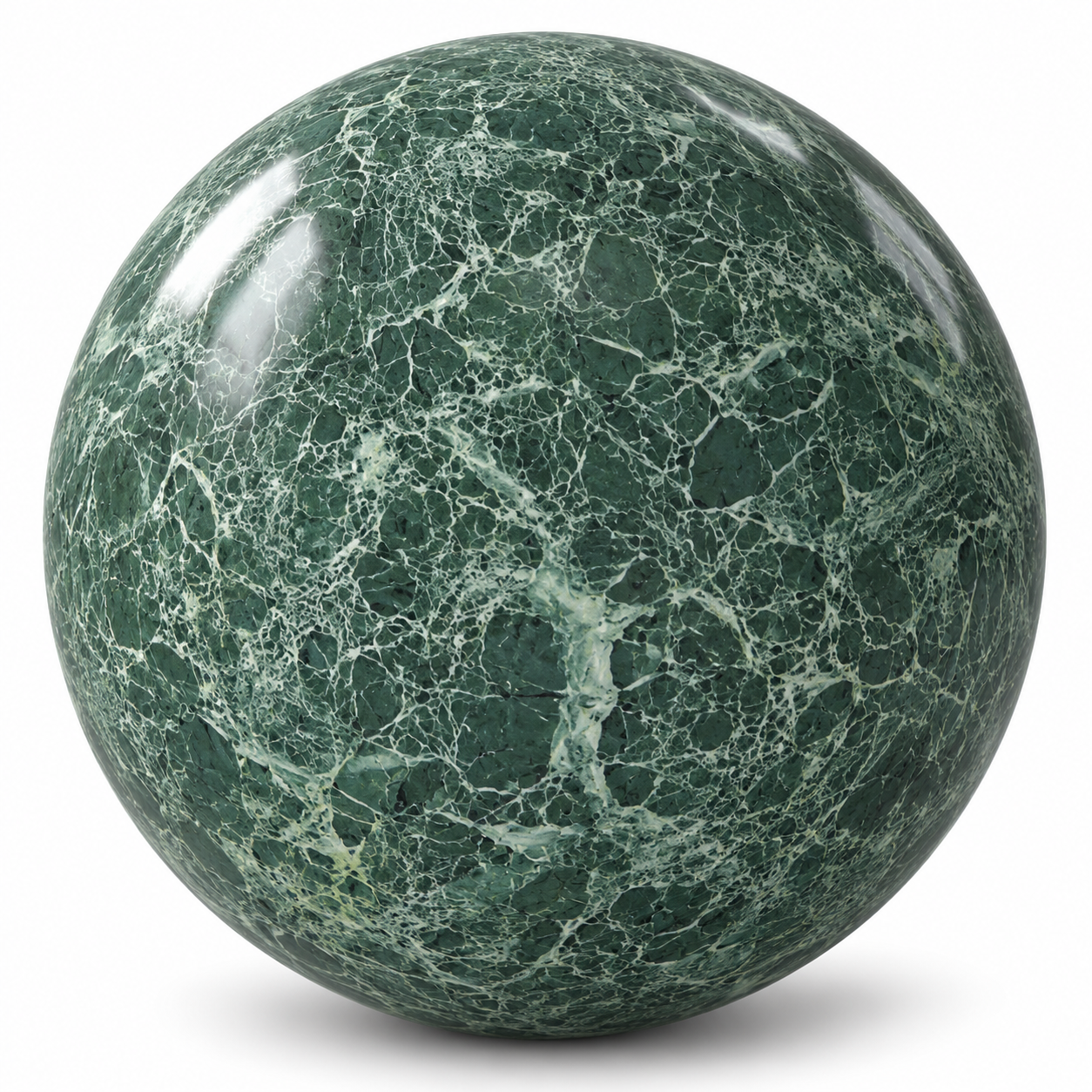 Deep Forest Green Web Vein Marble Texture 1