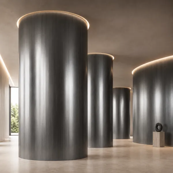 Dark Graphite Brushed Metal Texture back