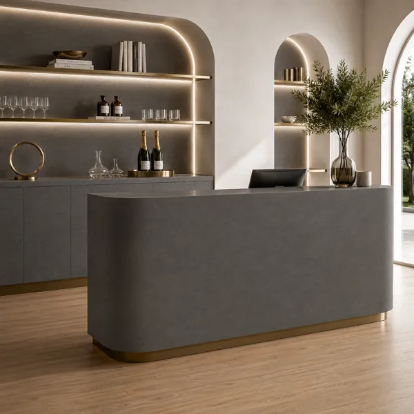 Fine Grain Dark Gray Marble Texture back
