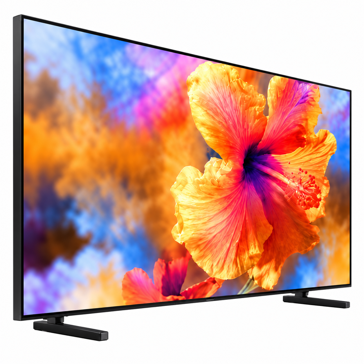 Slim Bezel Flat Screen TV 3D Model 3