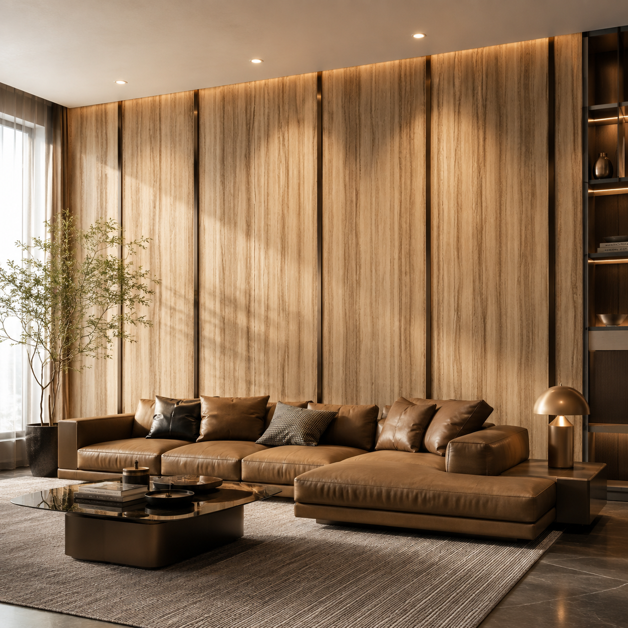 Light Beige Vertical Grain Wood Texture 2