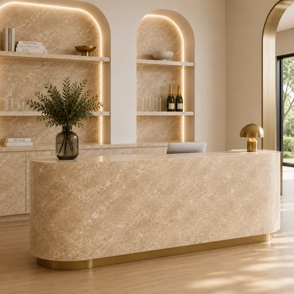 Beige Marble Texture – Fine Web-Like Veining back