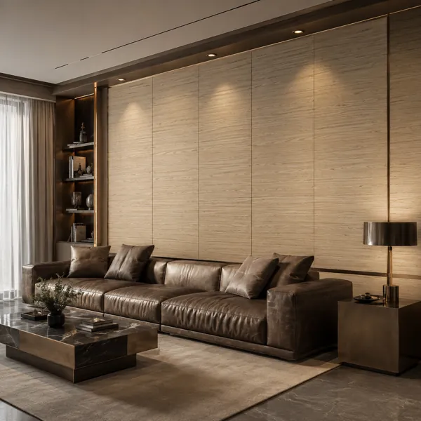 Light Beige Fine Linear Grain Wood Texture back