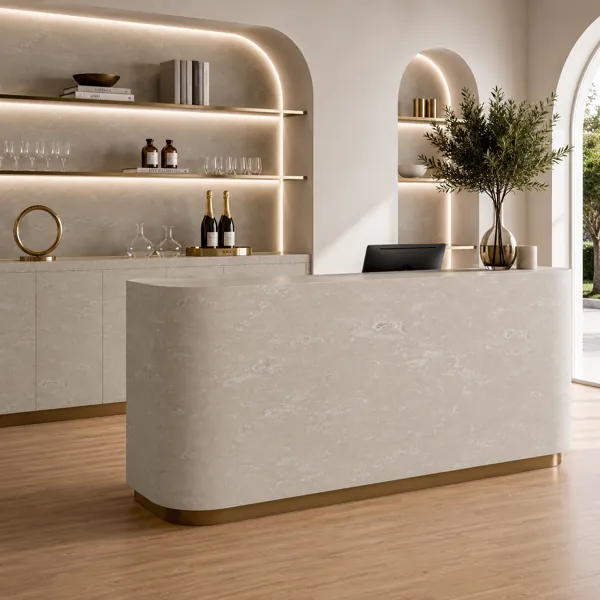 Soft Cloud Veining Light Cream Marble Texture back