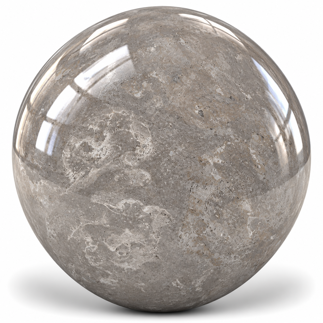 Cool Taupe Fossil Grain Stone Ceramic Texture