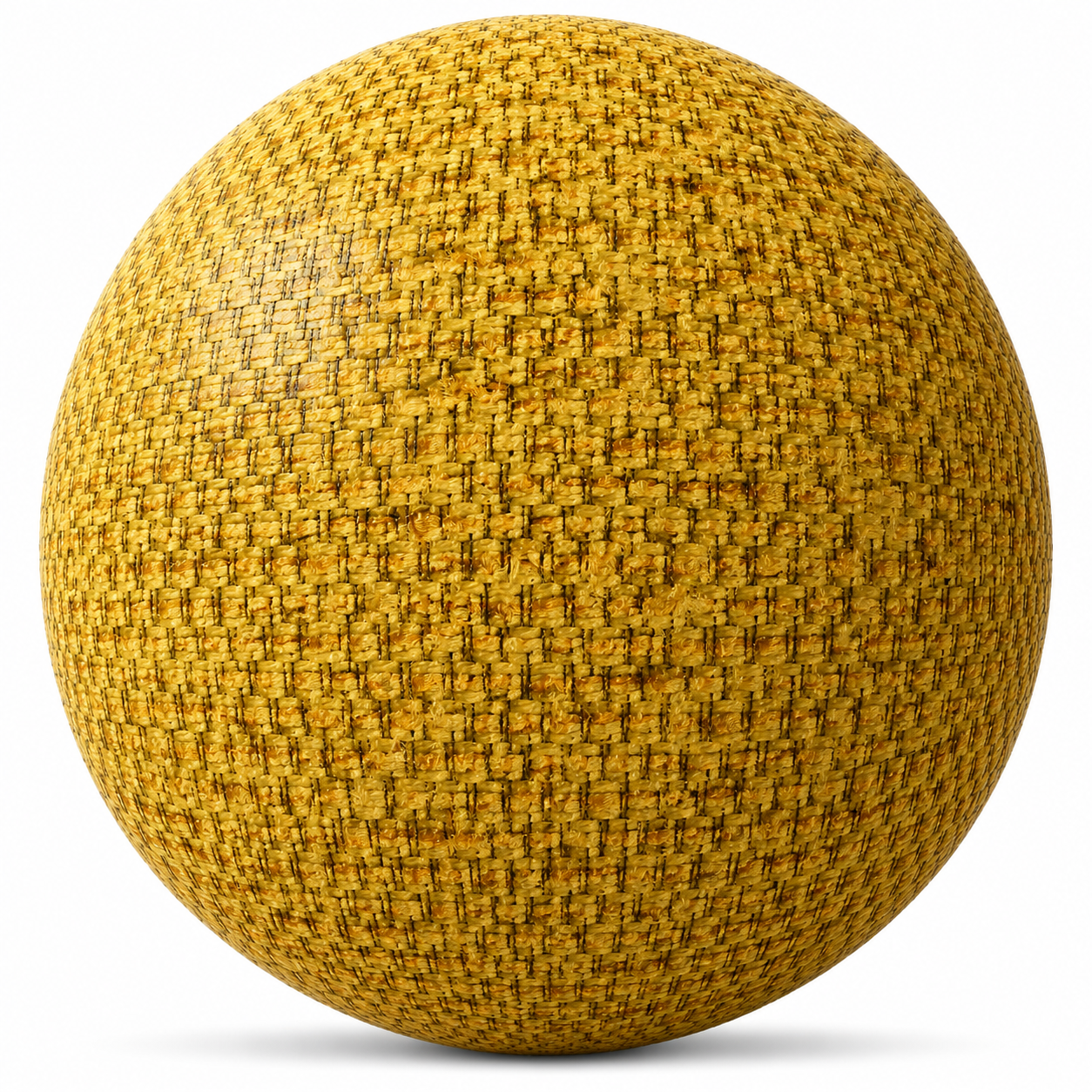 Chunky Basket Weave Mustard Yellow Fabric Texture 1