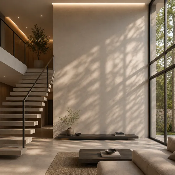 Fine Speckled Light Grey Concrete Texture back