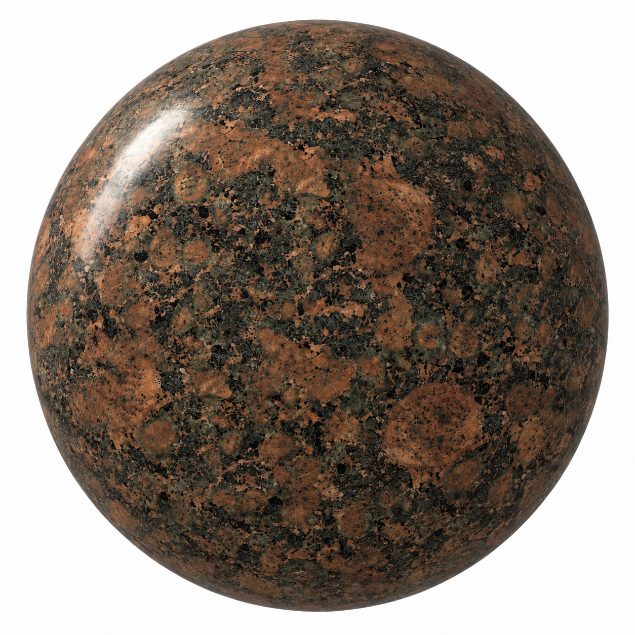 Rust Brown Black Clustered Mineral Marble Texture