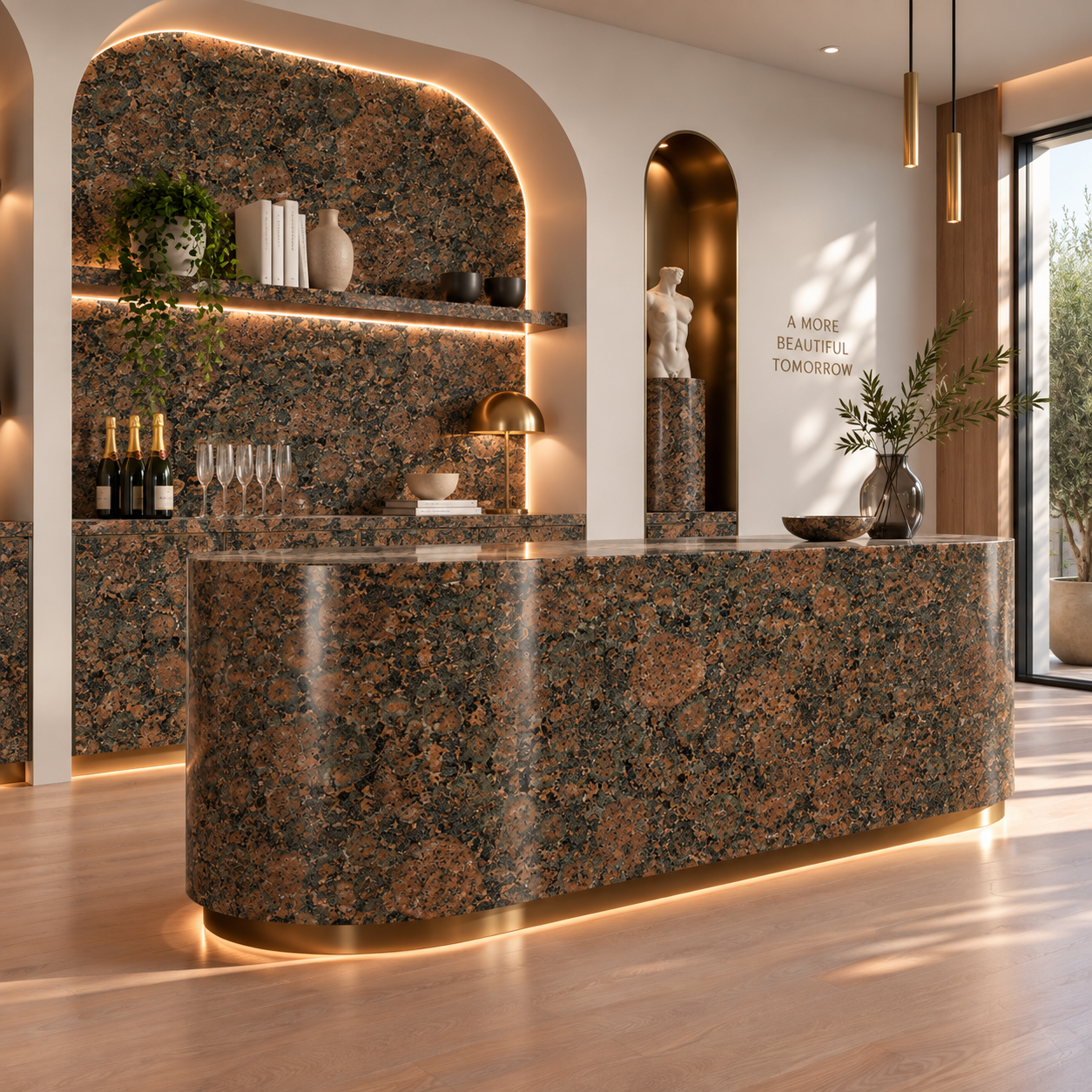 Rust Brown Black Clustered Mineral Marble Texture 2