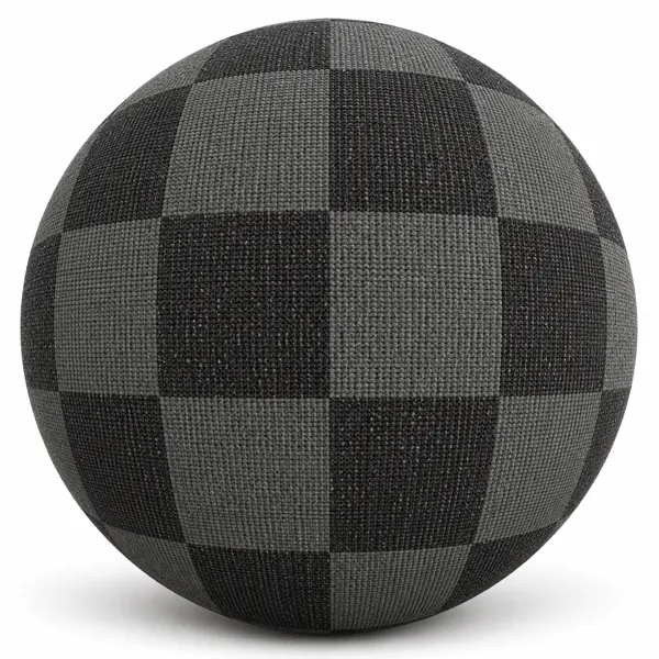 Graphite Charcoal Checkerboard Carpet Tile Texture