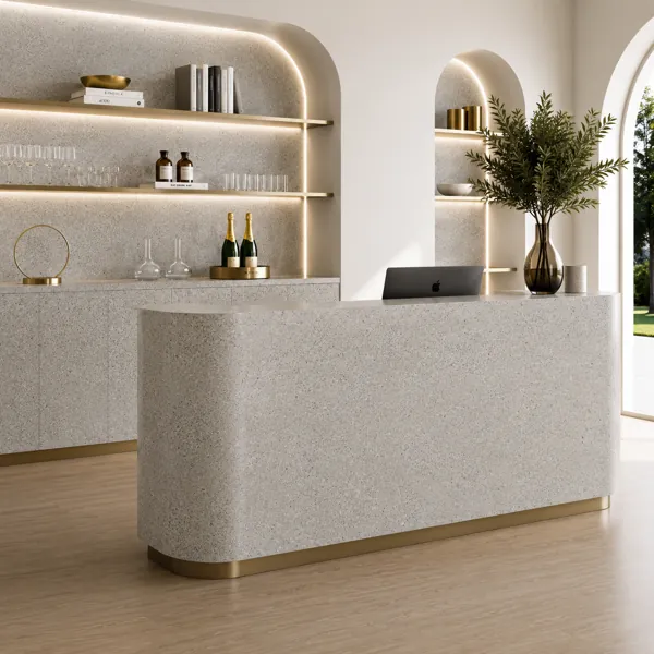 Light Beige Speckled Marble Texture back
