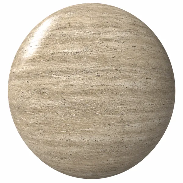 Muted Taupe Beige Fine Horizontal Vein Travertine Texture