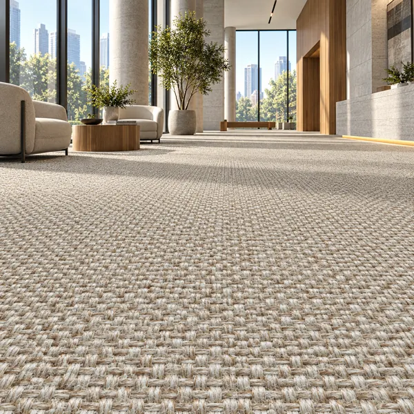 Ivory Beige Tight Basket Weave Carpet Texture back