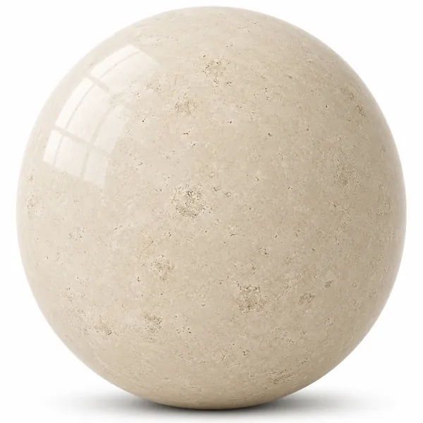 Pale Beige Marble Texture – Sparse Fossil Speckle Grain