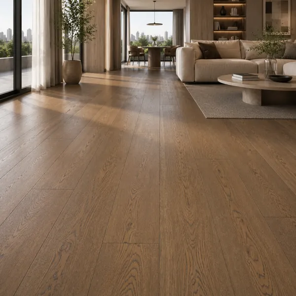 Warm Brown Wood Parquet – Dark Expressive Grain Texture back