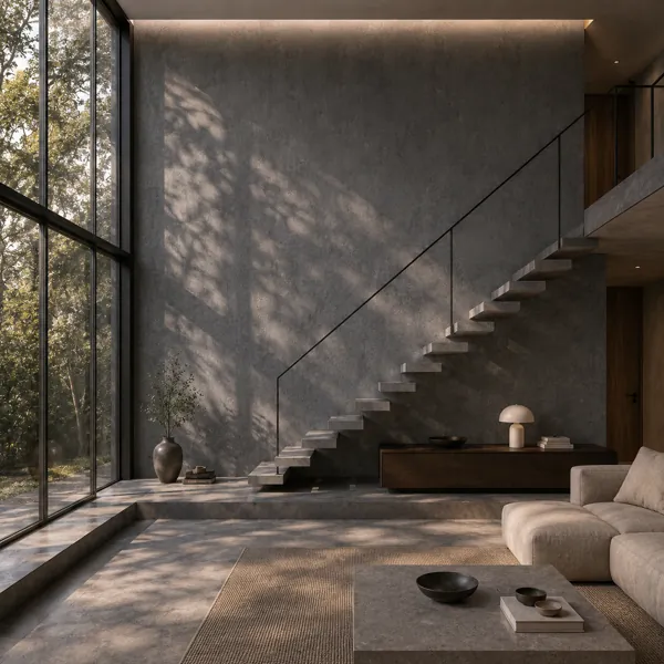 Graphite Fine Grain Concrete Texture back