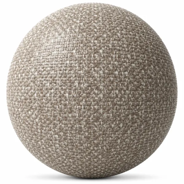 Chunky Basket Weave Warm Beige Fabric Texture