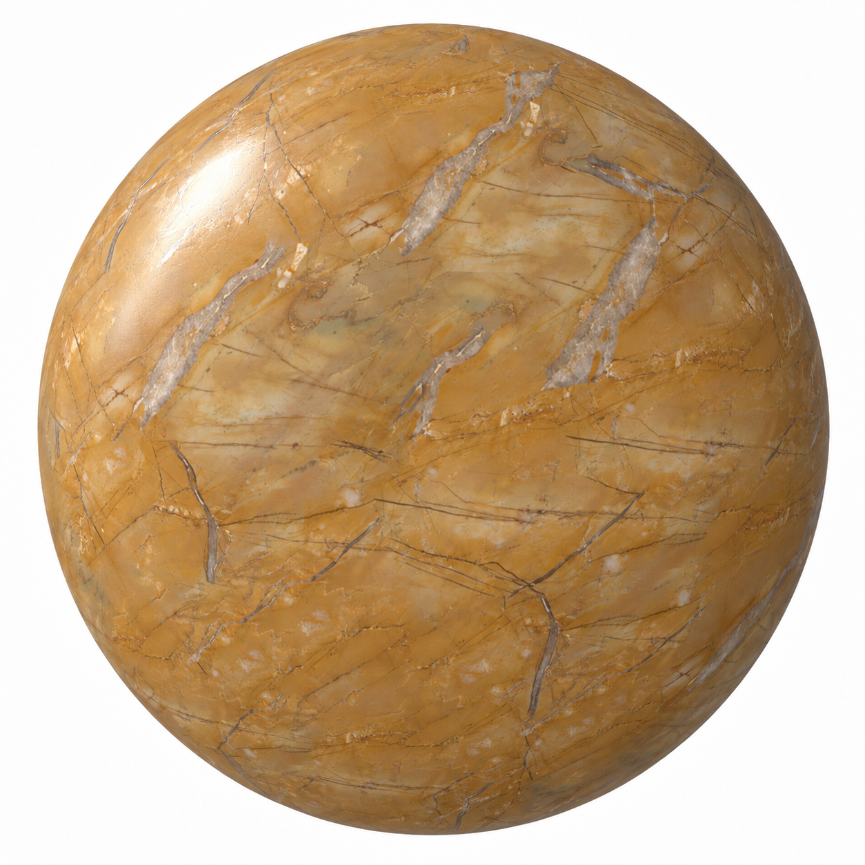 Golden Ochre Grey Vein Marble Texture 1