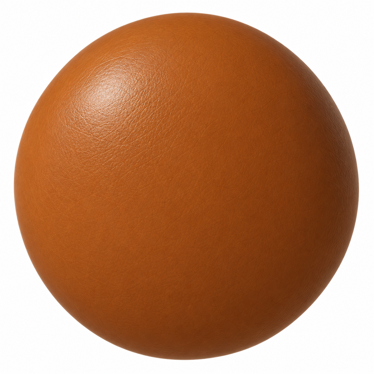 Warm Cognac Fine Grain Leather Texture