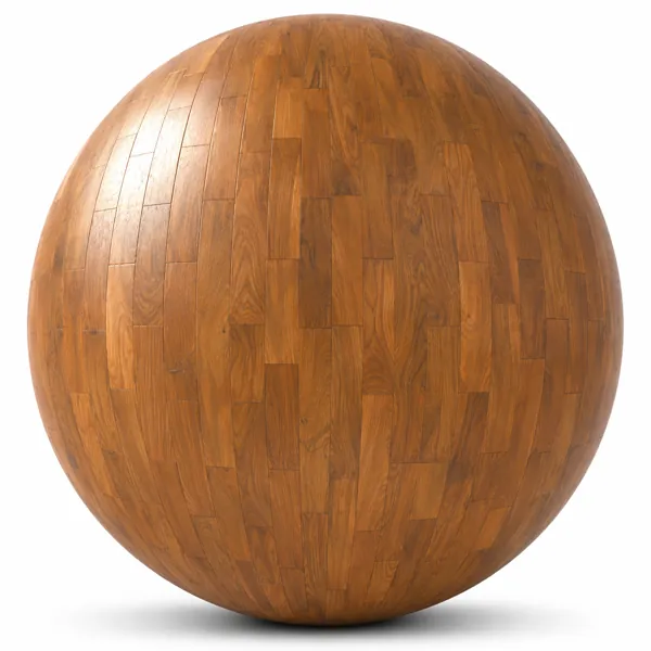 Warm Amber Narrow-Plank Wood Parquet – Varied Grain