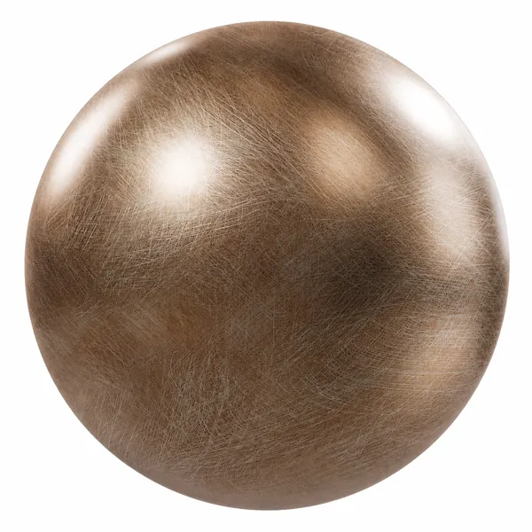 Warm Copper Brown Scratched Metal Texture