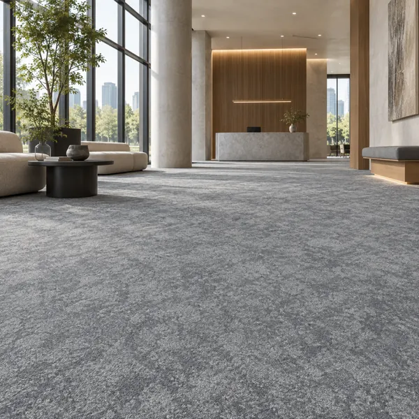 Cloud Mottled Medium Gray Carpet Texture back