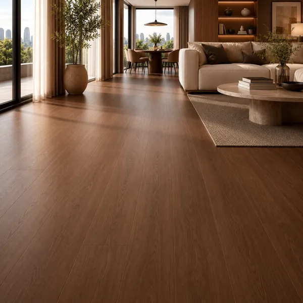 Mocha Brown Fine Linear Grain Parquet Texture back