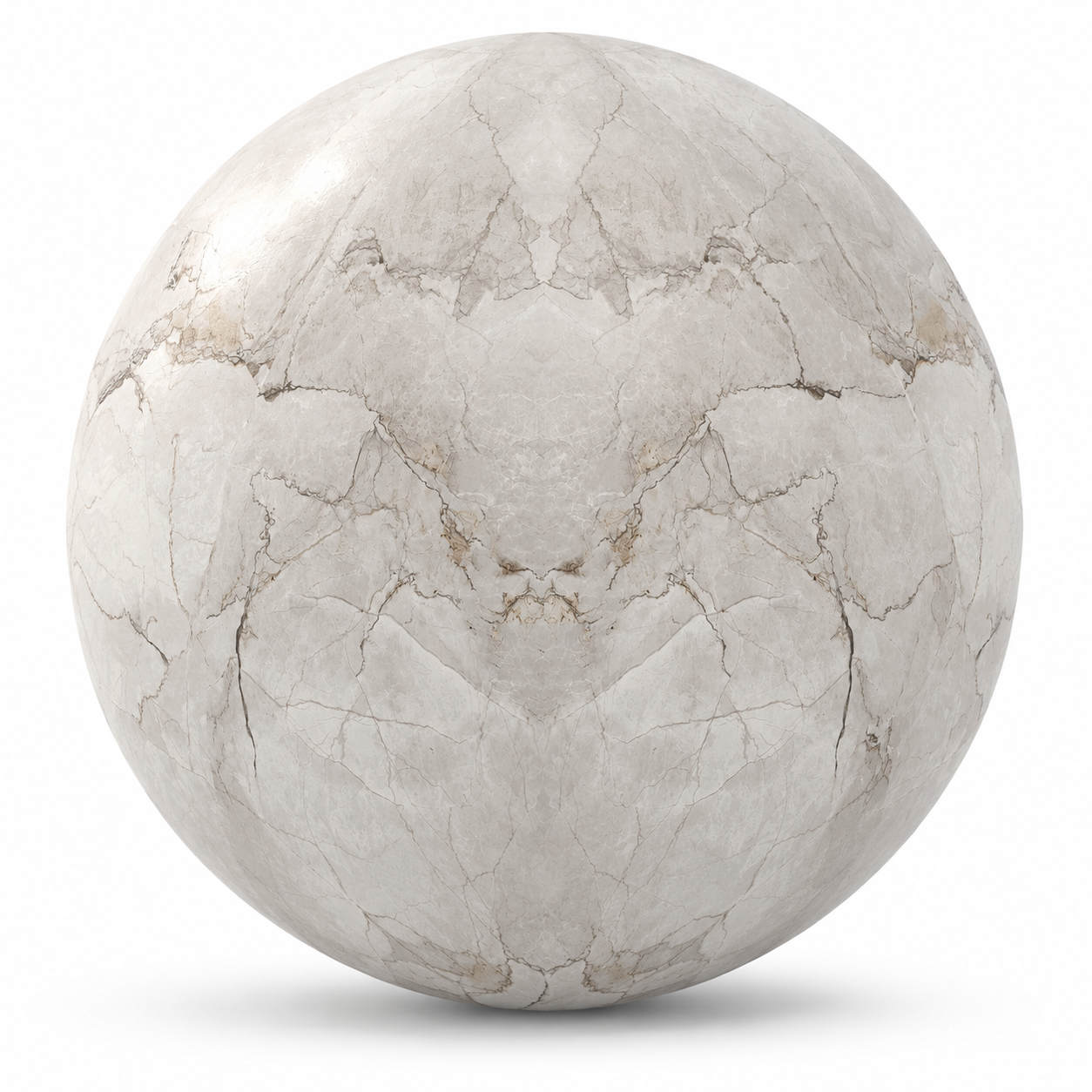 Ivory Ceramic Texture – Symmetrical Taupe Fracture Veins Texture 1