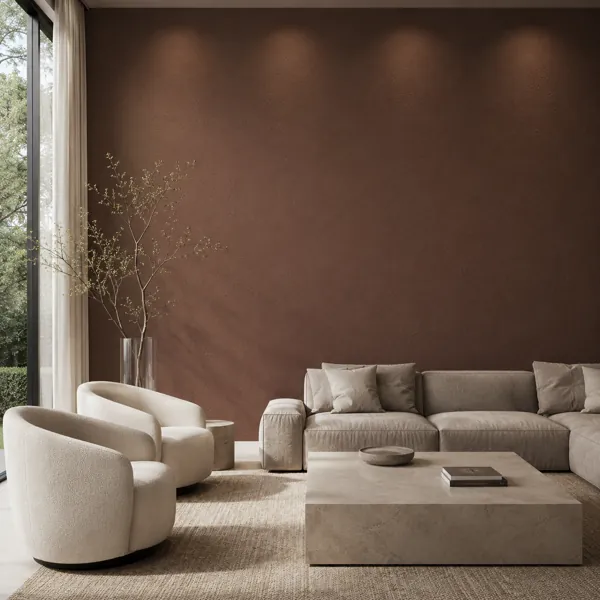 Dark Chocolate Fine Grain Plaster Texture back