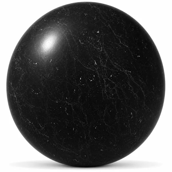 Black Marble – Sparse White Micro Veins