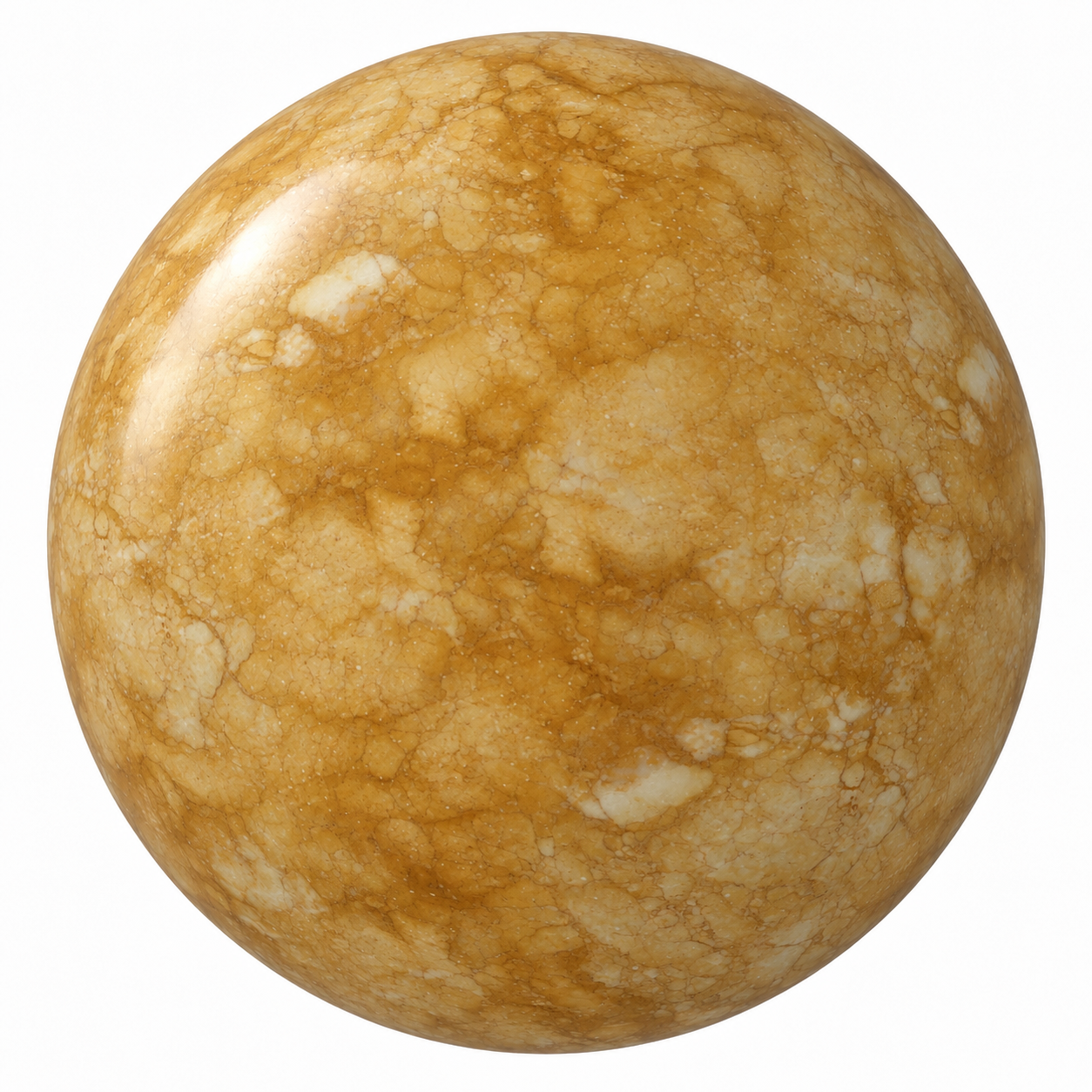 Golden Amber Cloud Vein Marble Texture