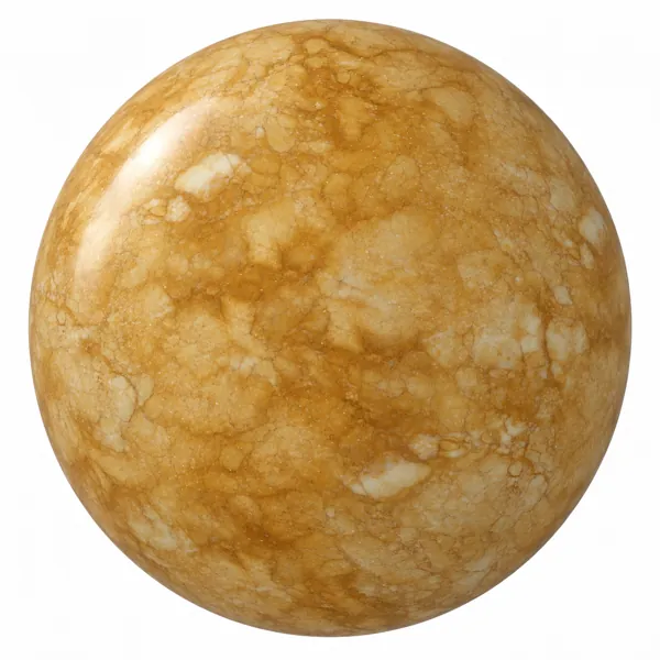 Golden Amber Cloud Vein Marble Texture