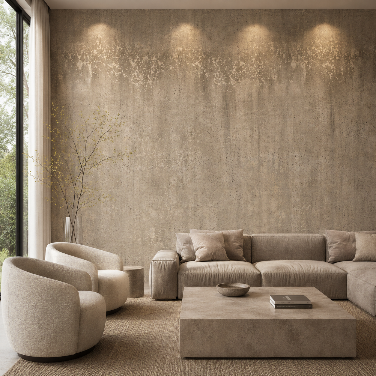 Weathered Beige Worn Plaster Texture 2