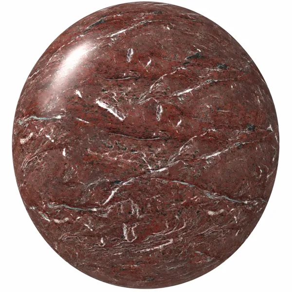Deep Burgundy White Vein Marble Texture