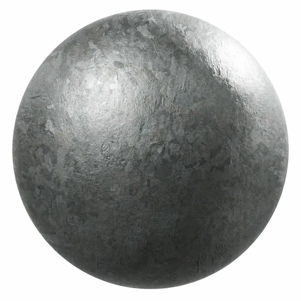 Mottled Grey Rough Weathered Metal Texture