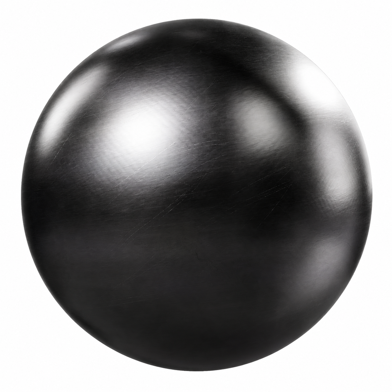 Glossy Black Scratched Metal Texture 1