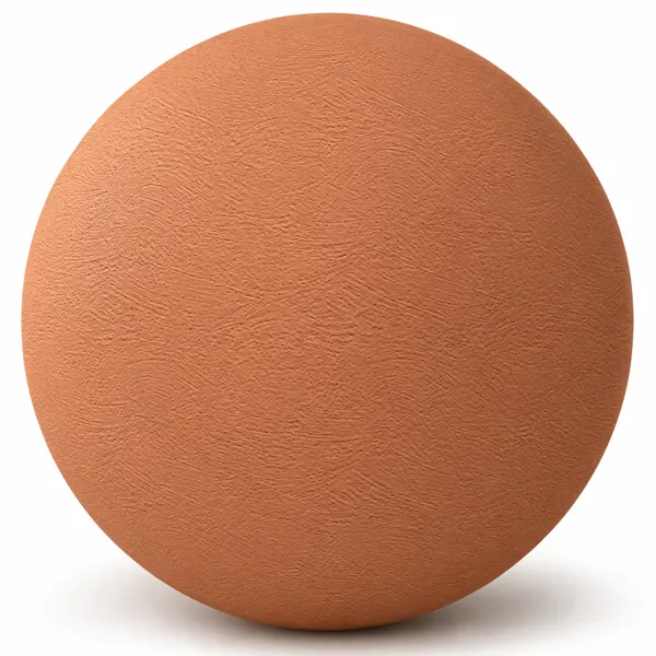 Warm Terracotta Orange Arc Plaster Texture