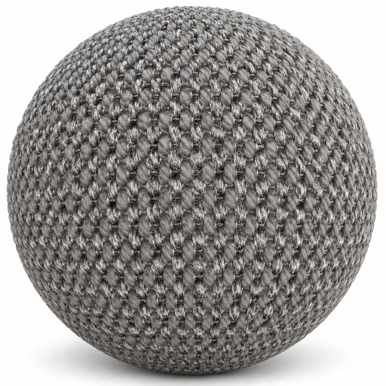Gray Chunky Loop Weave Carpet Texture