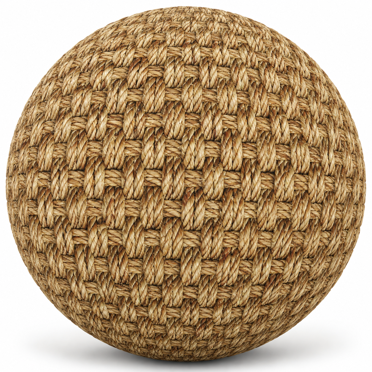 Golden Straw Chunky Basket Weave Carpet Texture