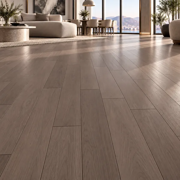 Smoky Taupe Straight Plank Parquet Texture back