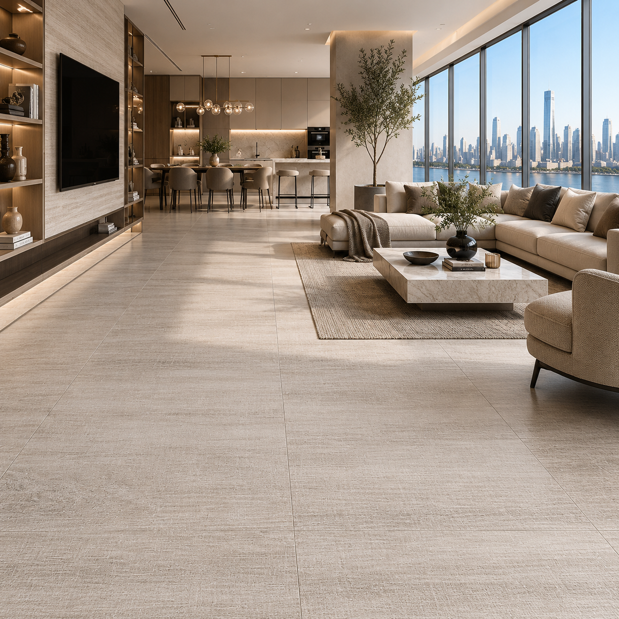 Light Beige Ceramic Texture – Fine Linen Crosshatch Texture 2