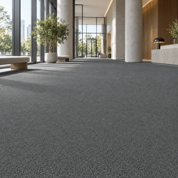 Dark Charcoal Fine Pile Carpet Texture back