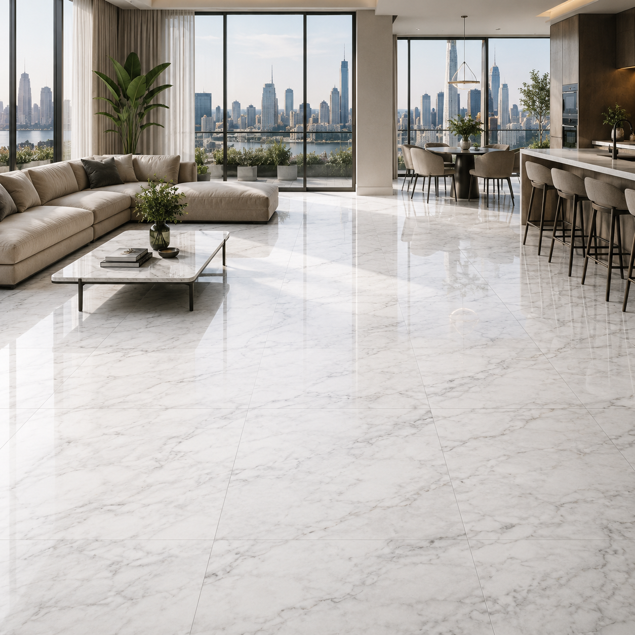 Soft White Grey Cloud Vein Ceramic Texture 2