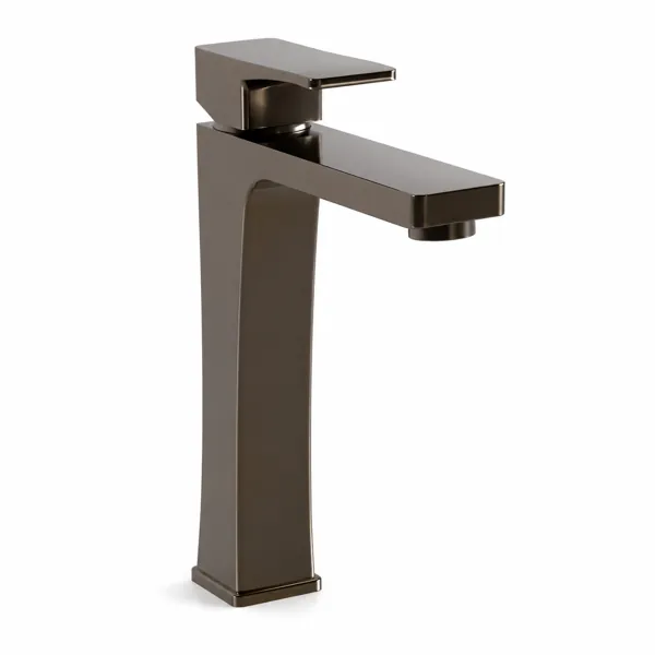 Bronze Square Modern Kitchen Faucet 3D Model