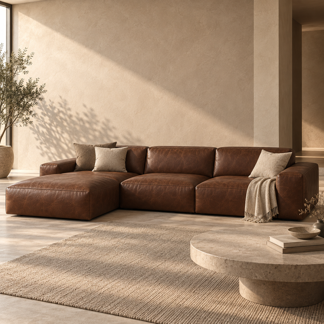 Dark Chestnut Aged Grain Leather Texture 2