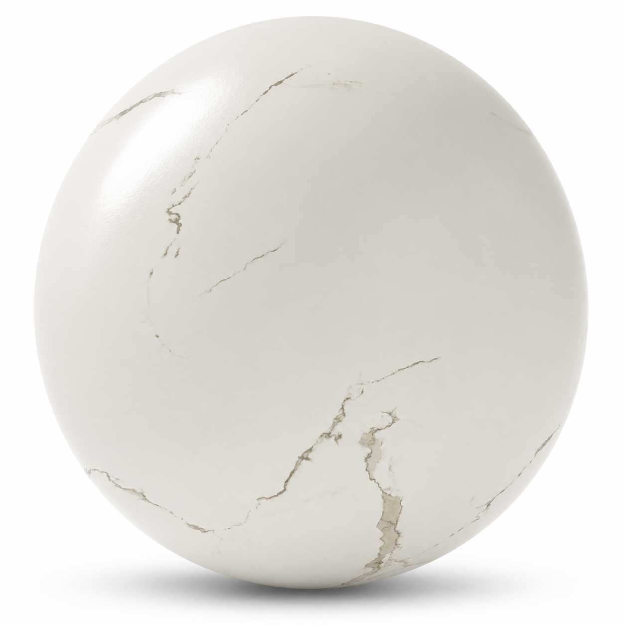 Ivory Ceramic Texture – Sparse Warm Gray Veins Texture 1