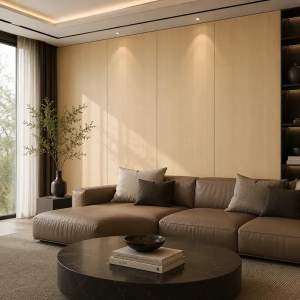 Smooth Cream Finish Light Maple Wood Texture back