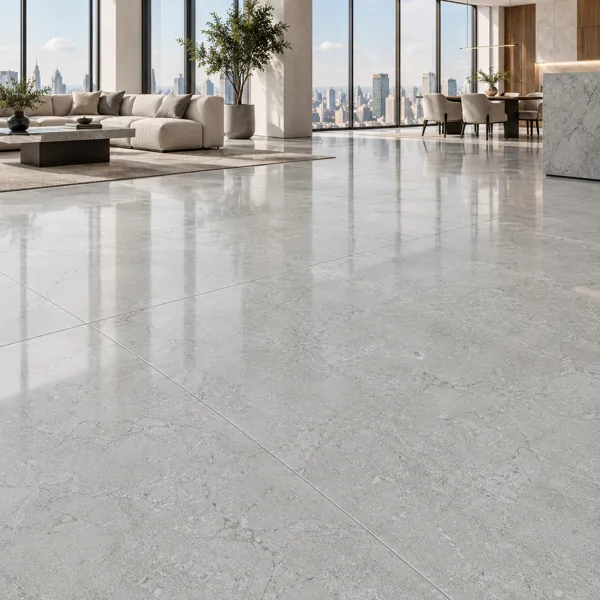 Light Grey Fine Veined Ceramic Texture back