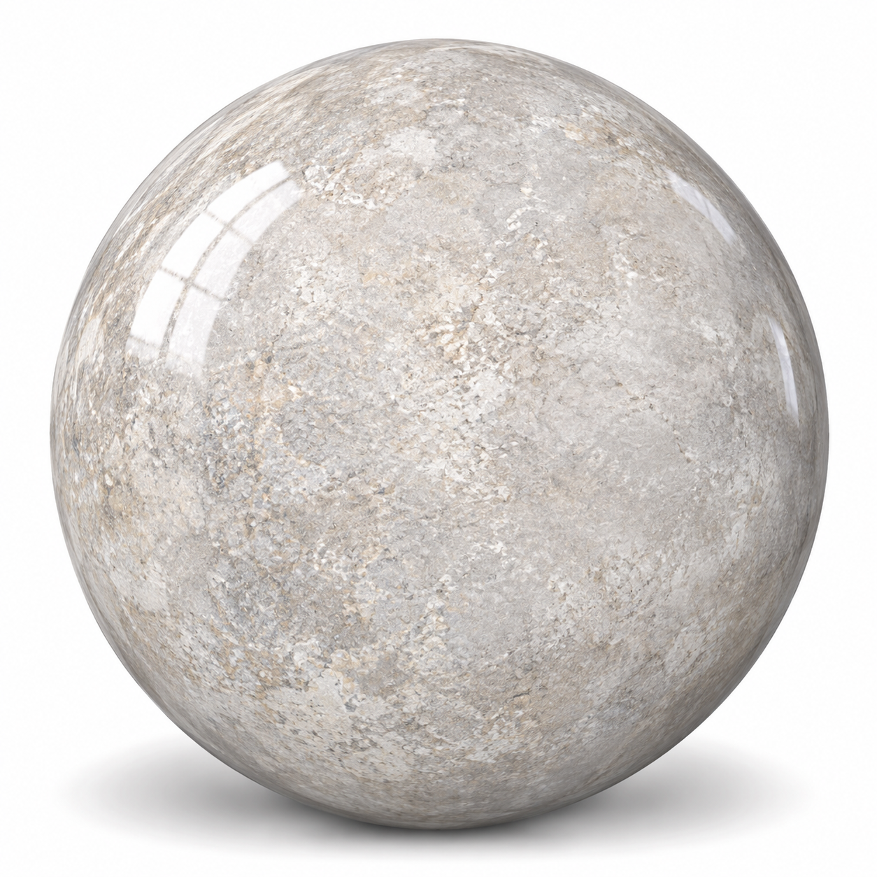 Warm Greige Mottled Stone Effect Ceramic Texture 1